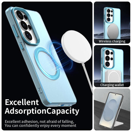 Husa de protectie Techsuit CandyCase MagSafe compatibil cu Samsung Galaxy S26 Ultra, Albastru
