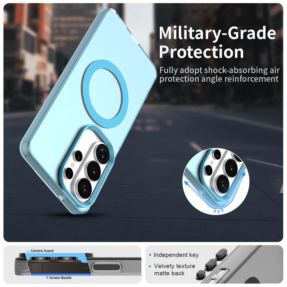 Husa de protectie Techsuit CandyCase MagSafe compatibil cu Samsung Galaxy S26 Ultra, Albastru