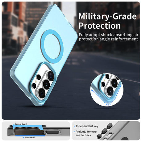 Husa de protectie Techsuit CandyCase MagSafe compatibil cu Samsung Galaxy S26 Ultra, Albastru