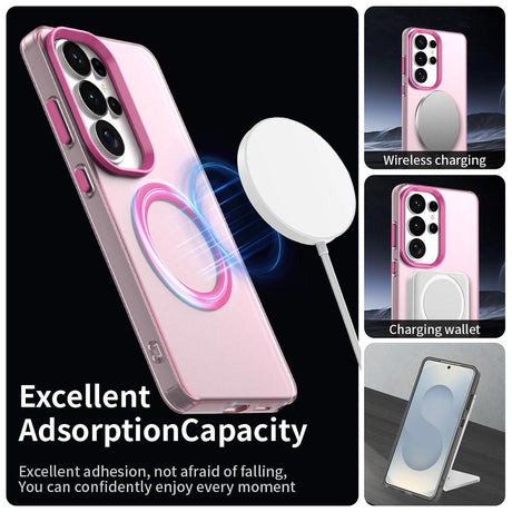 Husa de protectie Techsuit CandyCase MagSafe compatibil cu Samsung Galaxy S26 Ultra, Roz
