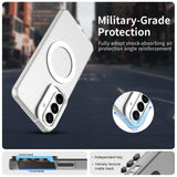 Husa de protectie Techsuit CandyCase MagSafe compatibil cu Samsung Galaxy S26 Plus, Alb