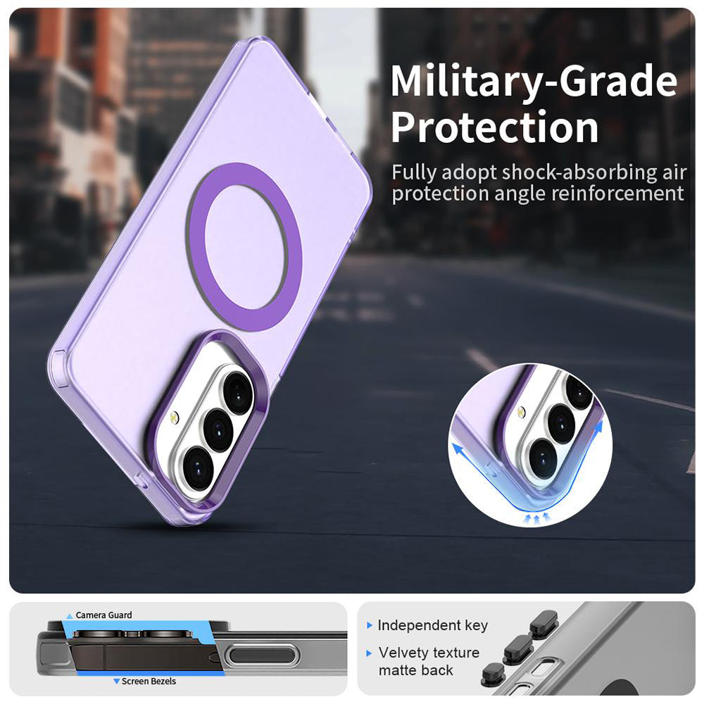 Husa de protectie Techsuit CandyCase MagSafe compatibil cu Samsung Galaxy S26, Mov