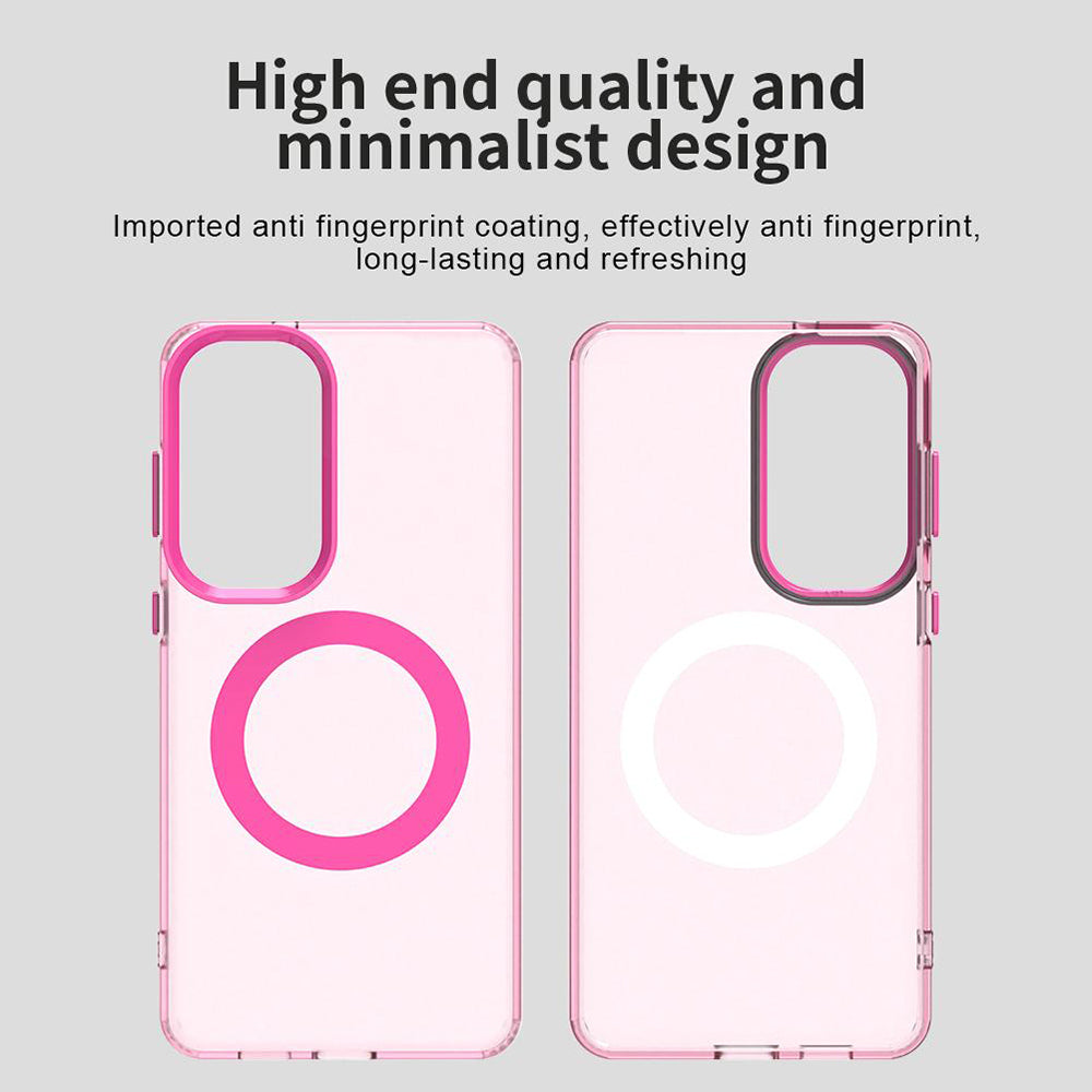 Husa de protectie Techsuit CandyCase MagSafe compatibil cu Samsung Galaxy S26, Roz