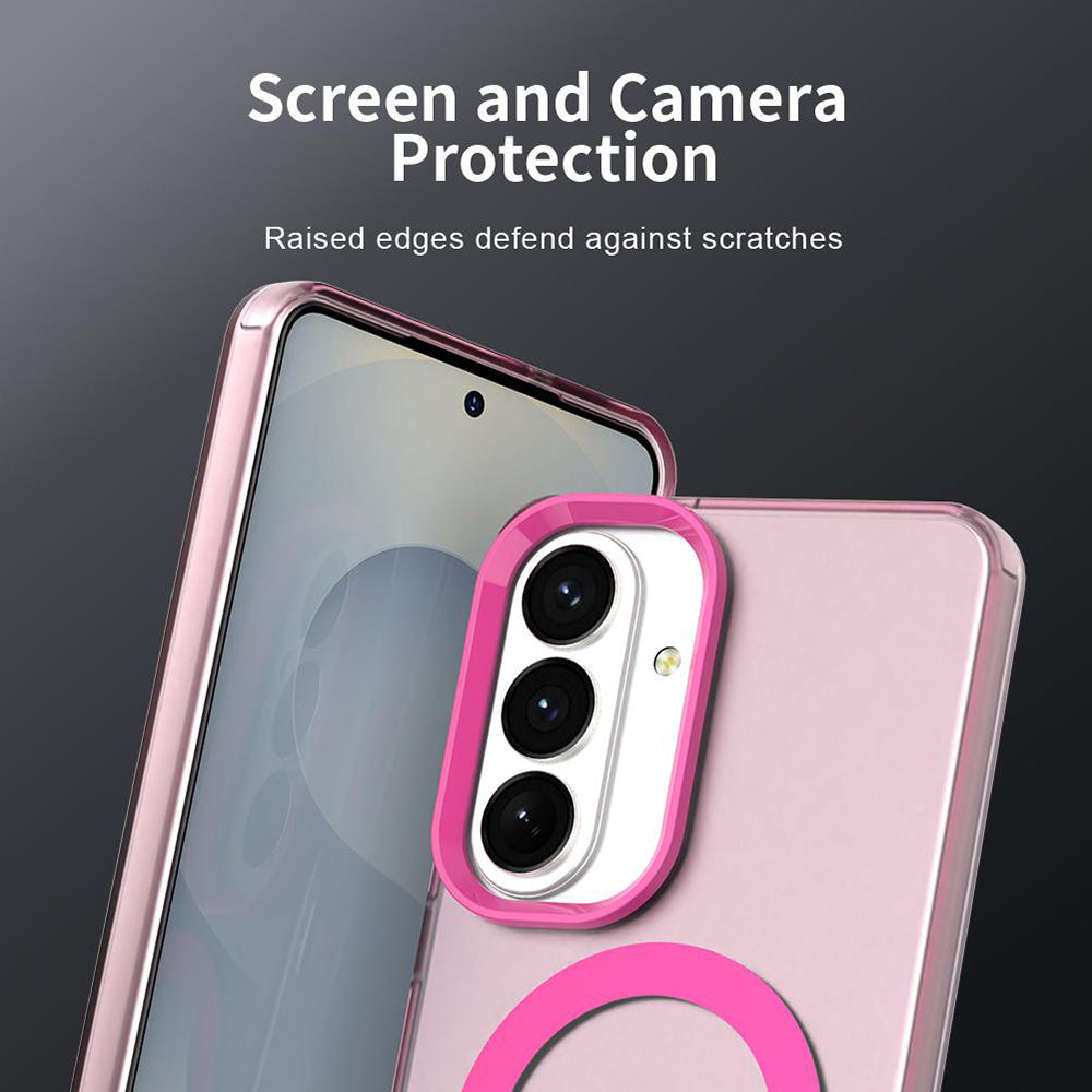 Husa de protectie Techsuit CandyCase MagSafe compatibil cu Samsung Galaxy S26, Roz