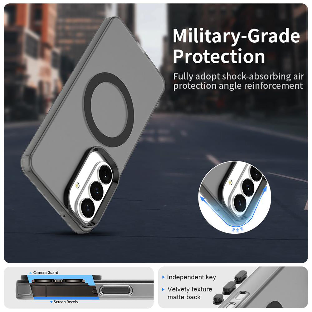 Husa de protectie Techsuit CandyCase MagSafe compatibil cu Samsung Galaxy S26, Negru