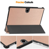 Husa de protectie tableta Techsuit FoldPro compatibil cu Oppo Pad SE 11 / OnePlus Pad Lite, Roz Auriu