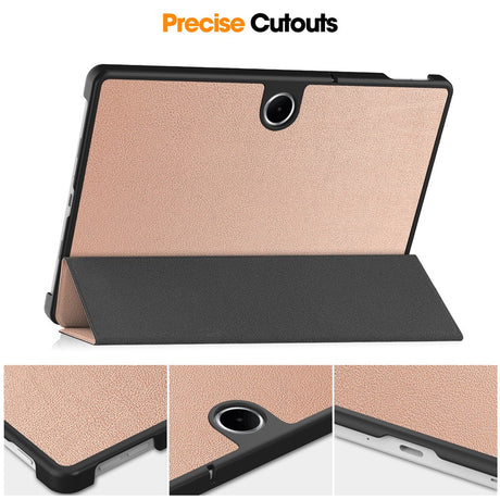 Husa de protectie tableta Techsuit FoldPro compatibil cu Oppo Pad SE 11 / OnePlus Pad Lite, Roz Auriu