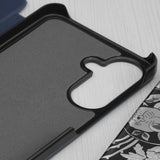 Husa de protectie Techsuit eFold Series compatibil cu Samsung Galaxy A37 5G, Albastru Inchis
