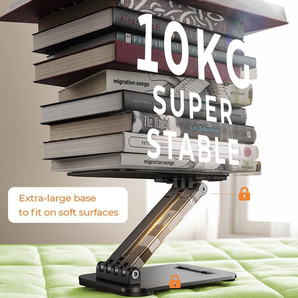 Suport Lisen (YL0424080007), for 15.9'' Tablets, Ajustable, Stable, Iron, 17.5 x 12.3 x 3.4cm, Negru