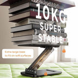 Suport Lisen (YL0424080007), for 15.9'' Tablets, Ajustable, Stable, Iron, 17.5 x 12.3 x 3.4cm, Negru