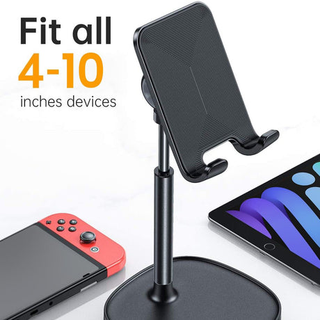 Suport Lisen Mechanical Series (YL0421030004), for Phones, Adjustable Height, Stable, Negru