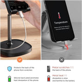 Suport Lisen Mechanical Series (YL0421030004), for Phones, Adjustable Height, Stable, Negru
