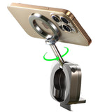 Suport Lisen (YL0224110001), Magnetic for Dashboard, Desk, 360° Rotation, Foldable, Table Clip, Secure Fit, Negru