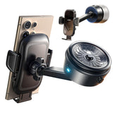 Suport Lisen A680 (YL0225010007), for Dashboard, Desk, Electric Suction Cup, 360° Rotation, Clamp Arm, 130mAh, Negru