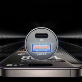 Incarcator Lisen (set de 2) Car (YL0223080038), Fast Charging, USB, Type-C, Cigarette Lighter Adapter, PD36W, QC18W, Negru