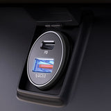 Incarcator Lisen (set de 2) Car (YL0223080038), Fast Charging, USB, Type-C, Cigarette Lighter Adapter, PD36W, QC18W, Negru