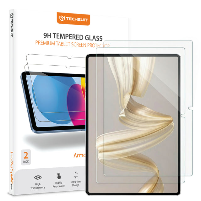 Husa de protectie tableta Techsuit ArmorGlass CrystalHD (set de 2) compatibil cu Huawei MatePad Pro 12.2 (2024) / MatePad Pro 12.2 (2025), Transparent