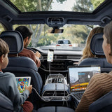 Incarcator Lisen Car (YL0224010001), with Type-C Cable, USB-A, Type-C, 170W, GaN, Aluminum Alloy, 12V/24V, 1m, Negru