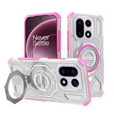Husa de protectie Techsuit Carbon Shield PRO compatibil cu OnePlus 15, Roz Transparent
