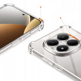 Husa de protectie Techsuit Shockproof Clear Silicone compatibil cu Xiaomi Redmi Note 15 Pro 5G, Transparent