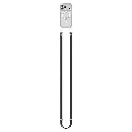 Suport Spigen Lanyard Strap DA30L (AFA10614), Neck/Crossbody Wear, for Phone Cases, Magnetic Length Adjustmen, Negru
