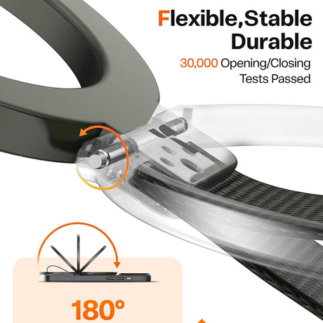 Torras Suport Torras Ostand Magnetic Ring, 360° Rotatable Stand, Phone Holder/Grip, Easy Attach, Bleumarin – imagine 3
