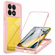 Folie de protectie Techsuit ColorVerse 360 Series + compatibil cu Xiaomi Poco X6 Pro, Roz