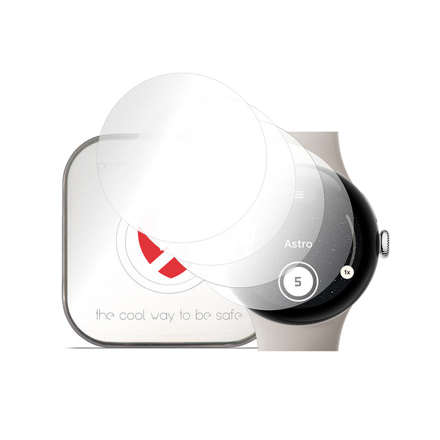 Folie de protectie smartwatch Smart Protection Premium Classic (set de 4) compatibil cu Google Pixel Watch 4 45mm, Transparent