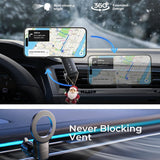 Suport Lisen (YL0224050012), Magnetic Grip, for Air Vent, Foldable, 360° Adjustable, Secure Fit, Negru