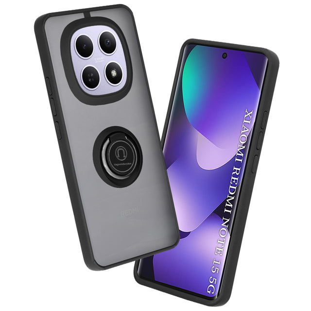 Husa de protectie Techsuit Glinth compatibil cu Xiaomi Redmi Note 15 5G / Note 15 4G / Poco M8 5G, Negru