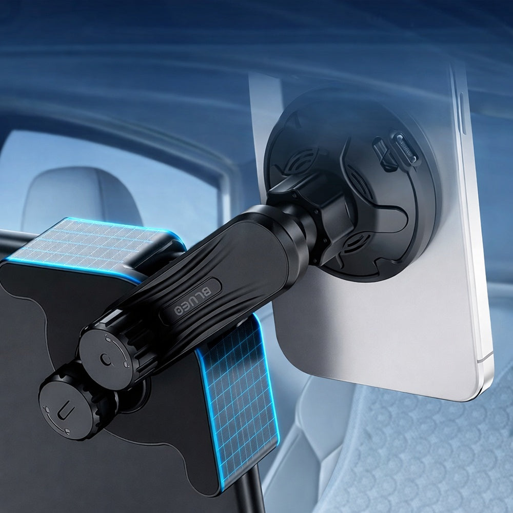Suport Blueo with Wireless Charging Ape Legend, for EV Car, Type-C, 15W, 360 Rotation, Negru