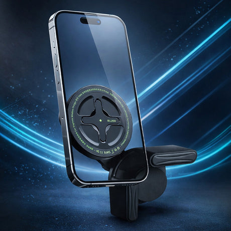 Suport Blueo with Wireless Charging Ape Legend, for EV Car, Type-C, 15W, 360 Rotation, Negru