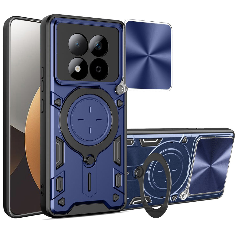 Husa de protectie Techsuit CamGuard Pro compatibil cu Xiaomi Redmi Note 15 Pro 5G, Albastru