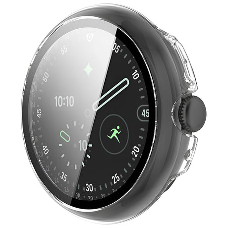 Folie de protectie smartwatch Techsuit Defense360 Pro + Screen Protector compatibil cu Google Pixel Watch 4 45mm, Transparent