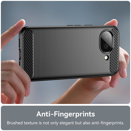 Husa de protectie Techsuit Carbon Silicone compatibil cu Google Pixel 10a, Negru