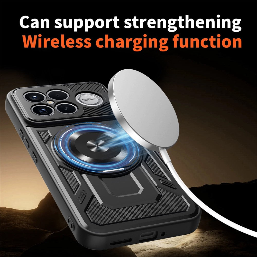 Husa de protectie Techsuit RuggedCam compatibil cu Xiaomi Poco F8 Ultra, Negru