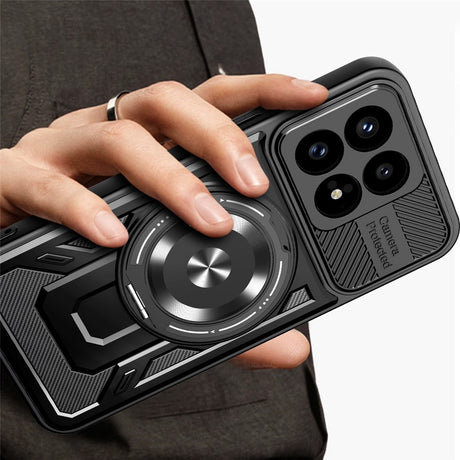 Husa de protectie Techsuit RuggedCam compatibil cu Xiaomi Poco F8 Pro, Albastru