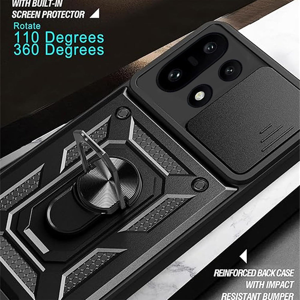 Husa de protectie Techsuit CamShield Series compatibil cu OnePlus 15, Negru