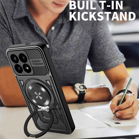 Husa de protectie Techsuit RuggedCam compatibil cu Xiaomi Poco F8 Pro, Negru