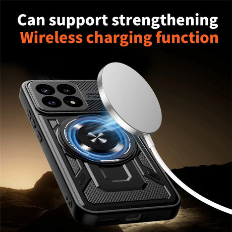 Husa de protectie Techsuit RuggedCam compatibil cu Xiaomi Poco F8 Pro, Negru