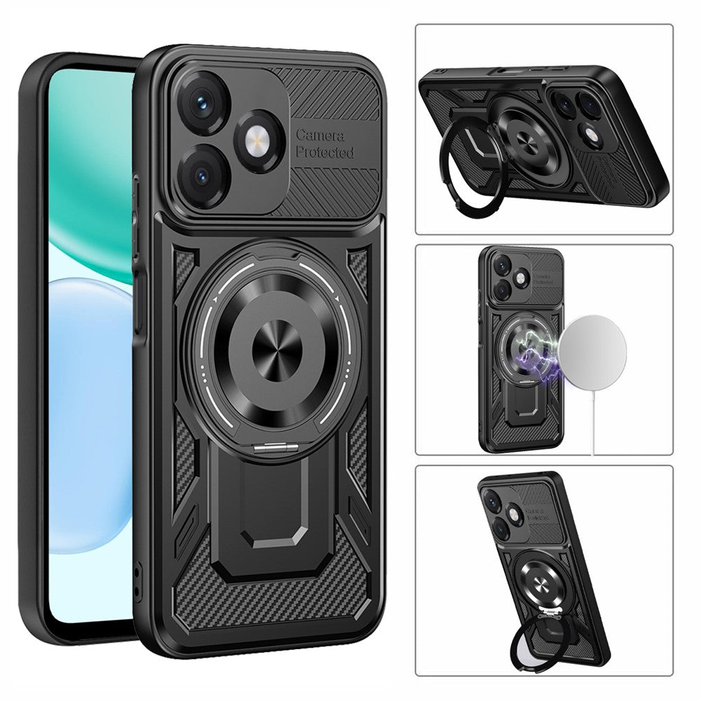 Husa de protectie Techsuit RuggedCam compatibil cu Honor X5c Plus, Mov