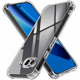 Husa de protectie Techsuit Shockproof Clear Silicone compatibil cu Google Pixel 10a, Transparent