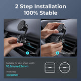 Suport Lisen (YL0222060002), MagSafe, for Air Vent, Universal, Multi-Angle Adjustment, Secure Fit, N52 Magnets, Negru