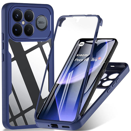 Folie de protectie Techsuit ColorVerse 360 Series + compatibil cu Xiaomi Poco F8 Ultra, Albastru