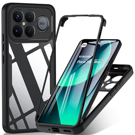 Folie de protectie Techsuit ColorVerse 360 Series + compatibil cu Xiaomi Poco F8 Ultra, Negru