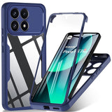 Folie de protectie Techsuit ColorVerse 360 Series + compatibil cu Xiaomi Poco F8 Pro, Albastru