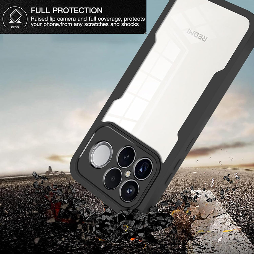 Folie de protectie Techsuit ColorVerse 360 Series + compatibil cu Xiaomi Poco F8 Pro, Albastru