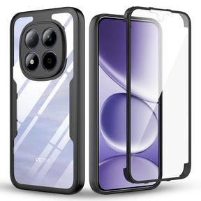 Folie de protectie Techsuit ColorVerse 360 Series + compatibil cu Xiaomi Redmi Note 15 Pro 5G, Negru