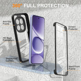 Folie de protectie Techsuit ColorVerse 360 Series + compatibil cu Xiaomi Redmi Note 15 Pro 5G, Negru