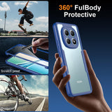 Folie de protectie Techsuit ColorVerse 360 Series + compatibil cu Xiaomi Redmi Note 15 4G, Albastru